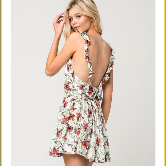 Free People Dear You Mini Dress in Neutral Combo/Ivory - Picture 2 of 16